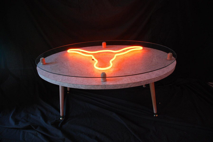 texas longhorn coffee table